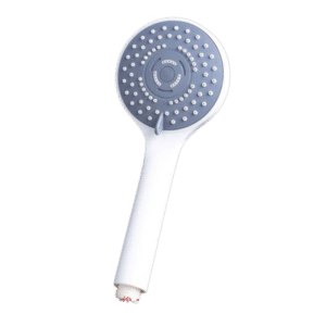 pommeau de douche anticalfaire plat seul blanc