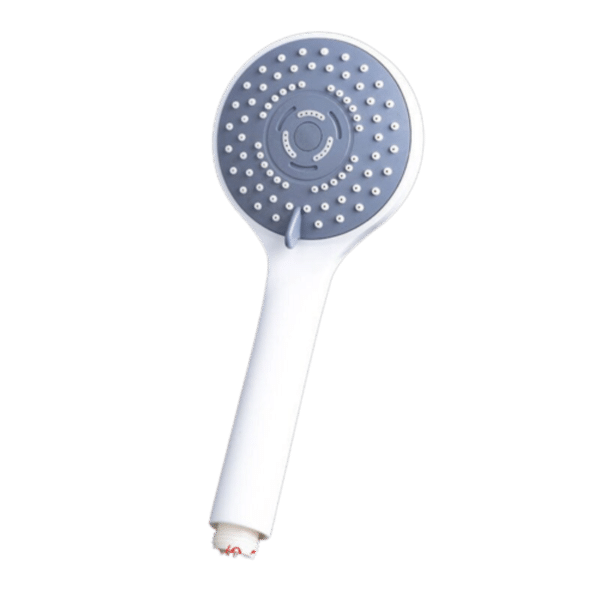 pommeau de douche anticalfaire plat seul blanc