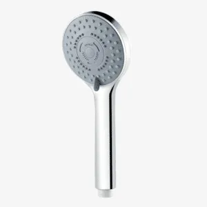 Pommeau de douche rond noir gris