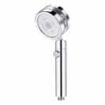 pommeau de douche anticalcaire gris design techno