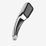 Pommeau de douche rond noir gris design
