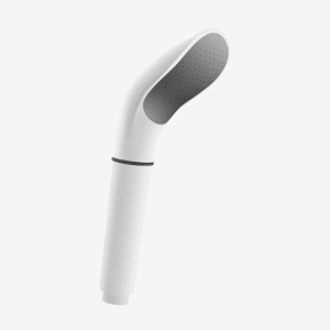 Pommeau de douche design blanc