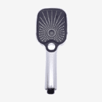 pommeau de douche or technologie argent rectangle