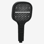 Pommeau de douche rond noir blanc