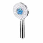 pommeau de douche anticalcaire elice bleu