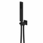 pommeau de douche anticalcaire noir accessoire