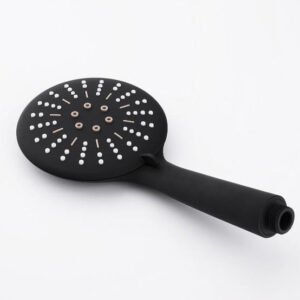 pommeau de douche anticalcaire noir
