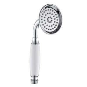 pommeau de douche anticalcaire gris blanc