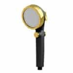 pommeau de douche anticalcaire noir design gris