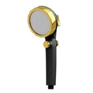 pommeau de douche anticalcaire noir design gris