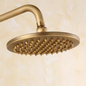pommeau de douche arrire vue bas or