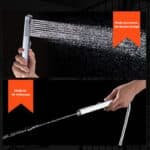 pommeau de douche anticalcaire multi